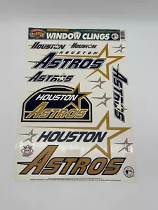Static Window Clings Decorations/Decal/Not Sticker Houston Astros Baseball MLB - Picture 1 of 1