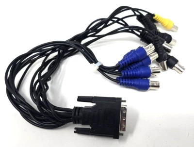 DVI-D Male to 17 BNC Female Security Pigtail Cable - 8 Audio, 8 Video, 1 TV-Out - Image 1 of 3