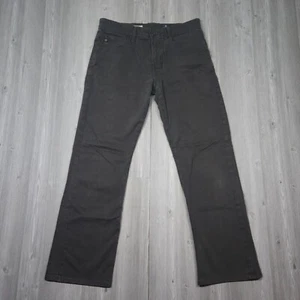 Pantalones para hombre Adriano Goldschmied 30 x 34 The Protege negros pierna recta AG - Imagen 1 de 13