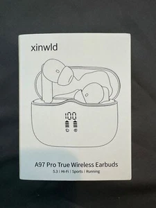 Wireless Bluetooth 5.3 Headphones Deep Bass with 4 HD Mics Rose Gold - Picture 1 of 3