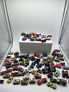 Lot of Mini Cars Hot Wheels Micro Machines Road Champs Tootsie Toys Read Over 70