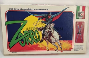 CLEMENTONI LA MASCHERA DI ZORRO VINTAGE '70 GIOCO NUOVO IN SCATOLA - Picture 1 of 11