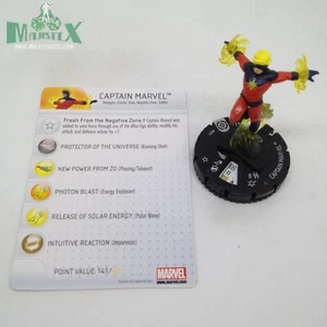 Heroclix Guardianes Galácticos Set Capitana Marvel #031 ¡Figura rara con tarjeta! - Imagen 1 de 1