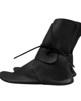 Hombres Botas Renacentistas Sin Cordones Medievales Juegos con disfraces Pirata Occidental Zapatos Vikingos Foto 1 de 4