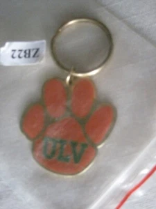 University of La Verne Orange/Green Metal Paw-Shaped Keychain 2010 Homecoming - Picture 1 of 2