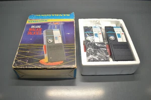 Vintage 70s sandasonic 8383 deluxe walkie talkies with morse code - Picture 1 of 5