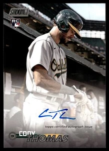 2023 Topps Stadium Club CODY THOMAS AUTO SCBA-CT ATLETISMO A RADIOCONTROL - Imagen 1 de 2