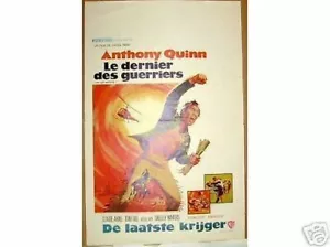 Poster Belgian Guerre Quinn 1970 Last Of Warriors Anthony Guinn - Picture 1 of 1