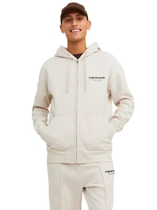 JACK&JONES Hombre Sudadera Jorvesterbro Cremallera - Relaxed Fit S-XXL - Imagen 1 de 9