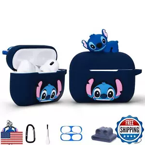 Cute Silicone Cartoon Case for Apple Airpod Pro 2, 7 in 1 Accessories Set Pro - Picture 1 of 5