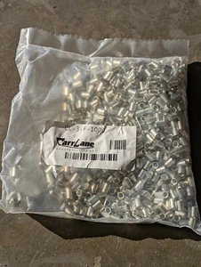 Carr Lane #3 Ferrule 1000pc bag cl-3-f cable crimp 3/16 stainless art tube - Picture 1 of 4