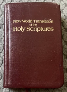 Neue Welt Übersetzung der Heiligen Schrift weinrot Leder gebunden Tasche 1984 - Bild 1 von 4