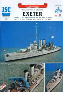 EXETER '39 cruiser - JSC 403 - 1/400 paper model - Picture 1 of 2