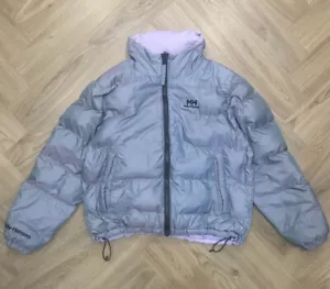Helly Hansen YU Reversible Puffer Jacket Coat In Blue/Lilac Women’s S - Bild 1 von 9