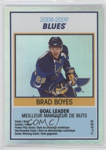 2009-10 O-Pee-Chee Team Checklists Brad Boyes #TC26