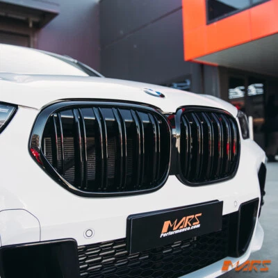 Gloss Black M Style Bumper bar Bodykit Grille Grill for BMW X1 F48 LCI 2019-2022 - image 1 of 4