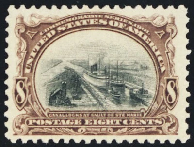 298, Mint VF NH 8¢ - With Graded PSE Certificate - Stuart Katz - Image 1 of 2