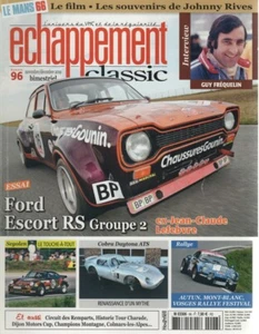 ECHAPPEMENT CLASSIC 96 FORD ESCORT RS 2000 Gr2 1971 265CH SHELBY COBRA DAYTONA - Imagen 1 de 2