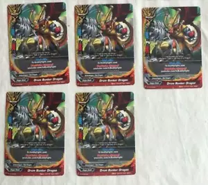 Future Card Buddyfight - Drum Bunker Dragon Promokarte (PR/0000DE) x5 - Bild 1 von 2