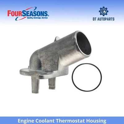 Carcasa termostato refrigerante motor V8 5,3 L para GMC Savana 1500 2003 4 estaciones Foto 1 de 4