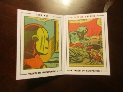 Marvel Avengers Edad de Plata Doble Archivo Corte de Cómic Tales of Suspense TS68 14/54 Foto 1 de 2