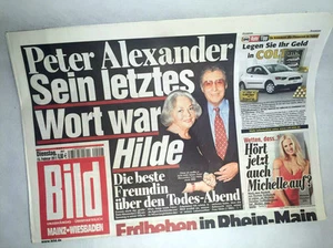 Bildzeitung 15.02.2011 - die Geschenkidee * Peter Alexander * Hunziker Michelle - Picture 1 of 1