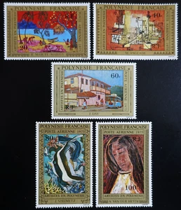 TIMBRES de LA POLYNÉSIE FRANÇAISE POSTE AÉRIENNE PA N°98/102 NEUF ** LUXE MNH - Imagen 1 de 1