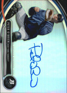 2013 Bowman Platinum Prospect Autographs #PO Peter O'Brien 