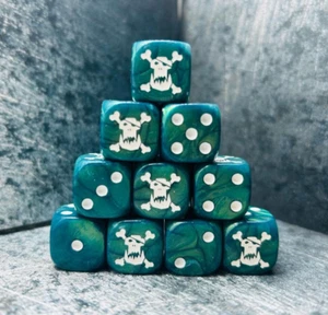 Swashbuckling Ork , Custom Made Dice. Ideal for Tabletop Games - Picture 1 of 3