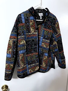 Bon Worth Women Medium Cotton Polyester Light Jacket Joseph Coat of Many Colors - Picture 1 of 8