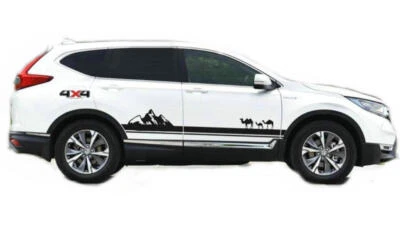 Kit de calcomanías deportivas gráficas para puertas de auto para Honda CR-V 4x4 faldón lateral rayas Foto 1 de 4