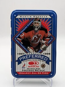 💥 1997-98 Donruss Preferred Tin Packs Martin Brodeur #10 HOF - Picture 1 of 2