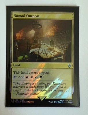 Magic the Gathering: Nomad Outpost (Surge Foil) Commander: Final Fantasy Foil NM - Image 1 of 2