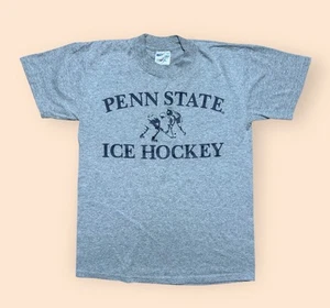 T-shirt vintage Penn State Hockey Y2K anni 2000 Nittany Lions piccola grigia vintage - Foto 1 di 4