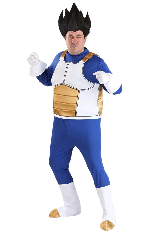Plus Size Dragon Ball Z Vegeta Costume for Men - Image 1 of 1