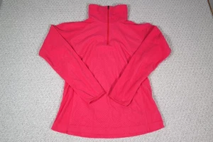 Pullover Columbia para mujer grande rosa polar cuarto cremallera exterior senderismo cálido - Imagen 1 de 7