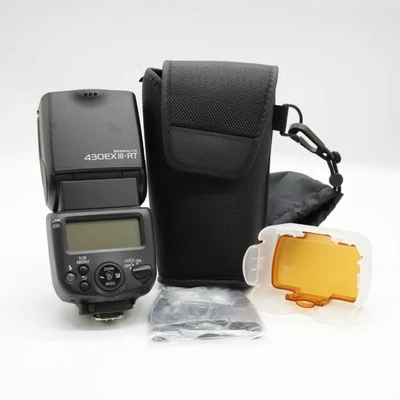 Canon Speedlite 430EX III-RT with Case & Accessories Genuine with Tracking - Image 1 of 4