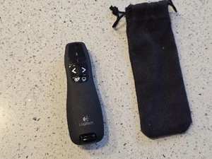 Logitech R400 Laser Presentation Remote - Black Power Point Clicker - Afbeelding 1 van 4