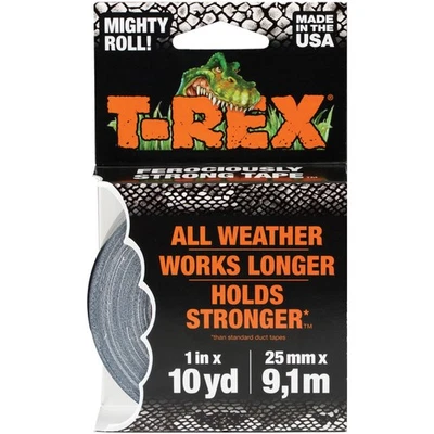 SHURTECH T-Rex Tape 1"X10yd-Gunmetal