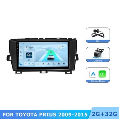 Stereo For Toyota Prius 2010-2015 Car Radio Apple Carplay Android 13 GPS Navi FM - Image 1 of 4