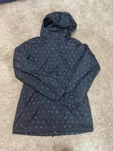 The North Face Women's Small Full Zip Jacket Windbreaker Hooded Nice RARE - Picture 1 of 8