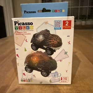 Picasso Tiles 2 Dinasaur Cars BRAND NEW - Picture 1 of 10