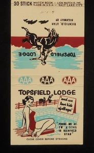 Años 60? Topsfield Lodge SEXY TRAJE DE BAÑO CHICA EN TRAMPOLÍN Richfield UT Sevier C - Imagen 1 de 2