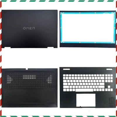 New For HP OMEN 16 16-WF 16-U 16-WD TPN-C167 LCD Back Cover/Palmrest/Bottom Case - Image 1 of 4