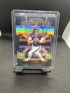 2023 Panini Select Concourse C.J. Stroud #41 Black & Green Prizm Die-Cut (RC) - Bild 1 von 2