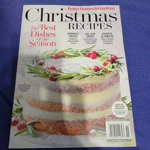 CHRISTMAS Recipes: BETTER HOMES AND GARDENS Magazine 2025  ~ Best Season Dishes - Picture 1 of 6
