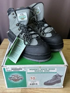 Stivali da donna White River Fly Shop sistema di ventilazione in pelle a rete taglia 10 - Foto 1 di 8