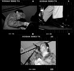 '94 Horace Silver New Orleans Jazz Fest Pianist Gahr 35mm 3 Negative Lot A680 - Picture 1 of 1