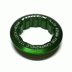 gobike88 TOKEN Lock Ring for Campagnolo Cassette, 11T, Green, 003 - Picture 1 of 1