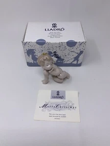 Lladro 6255 Thinking Cherub Porcelain Tree Decoration - Picture 1 of 6